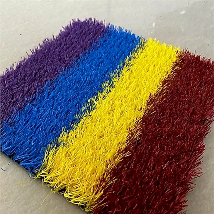 Kindergarten Rainbow Artificial Turf Grass